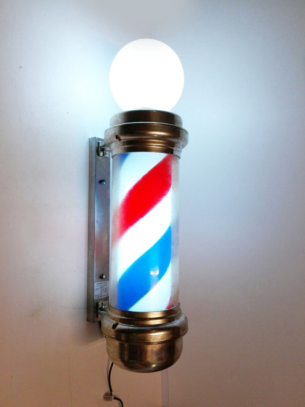 cartel luminoso barberia ambientado plastico-metal bola o20 func.83x23x31 (50eu.) 1u